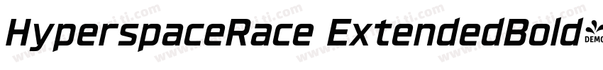 HyperspaceRace ExtendedBold字体转换
